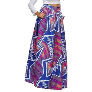 🔥Beautiful tribal print full length skirt